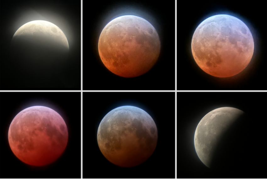 Eclipse lunar total - Agencia Carabobeña de Noticias