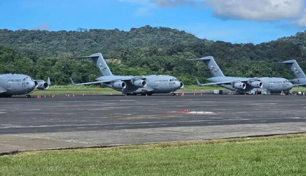 Nueve aeronaves de EEUU llegan a Panamá - Agencia Carabobeña de Noticias