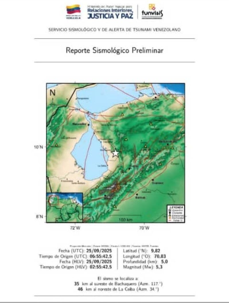 Nuevo temblor en la madrugada - Agencia Carabobeña de Noticias