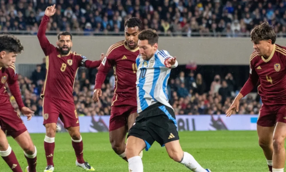 Primer tiempo Argentina-Venezuela - Agencia Carabobeña de Noticias
