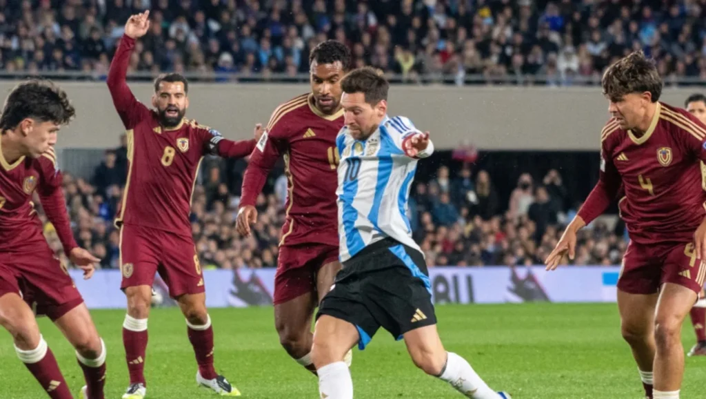 Primer tiempo Argentina-Venezuela - Agencia Carabobeña de Noticias