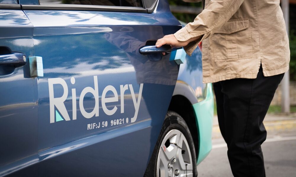 Ridery transacciones mensuales