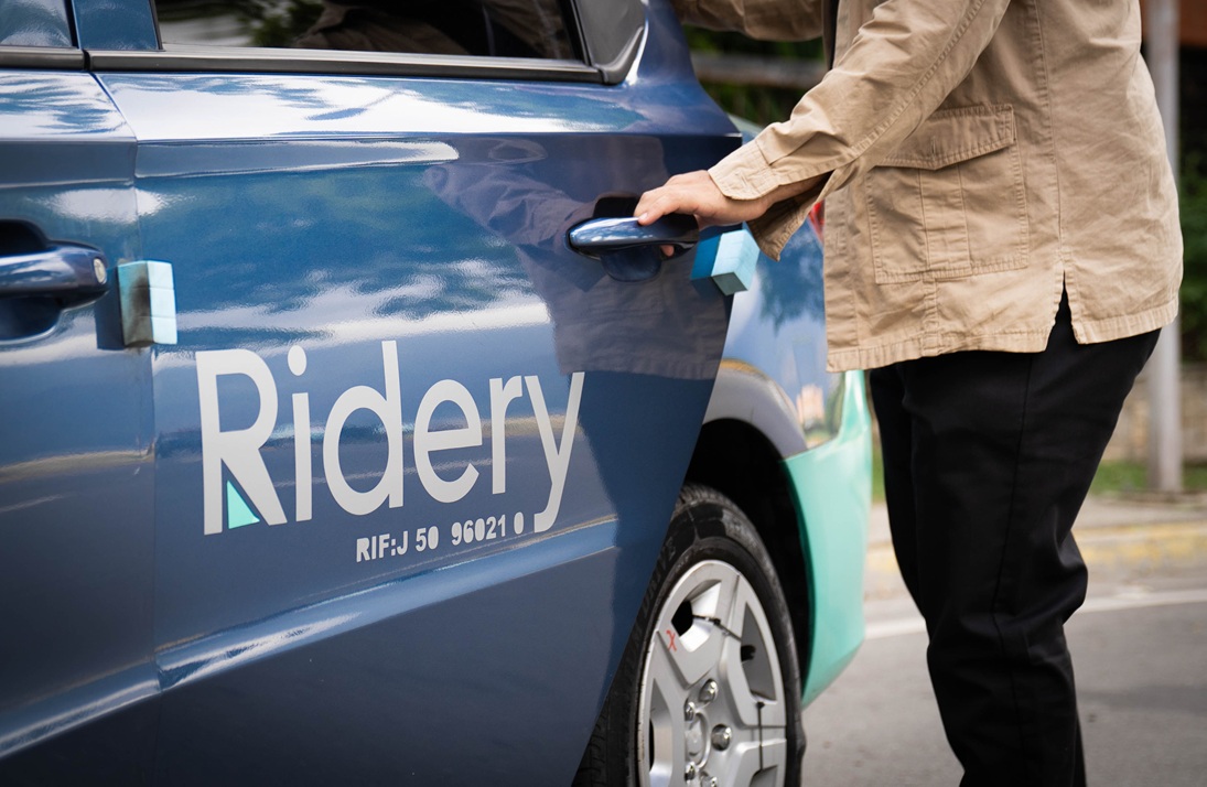 Ridery transacciones mensuales