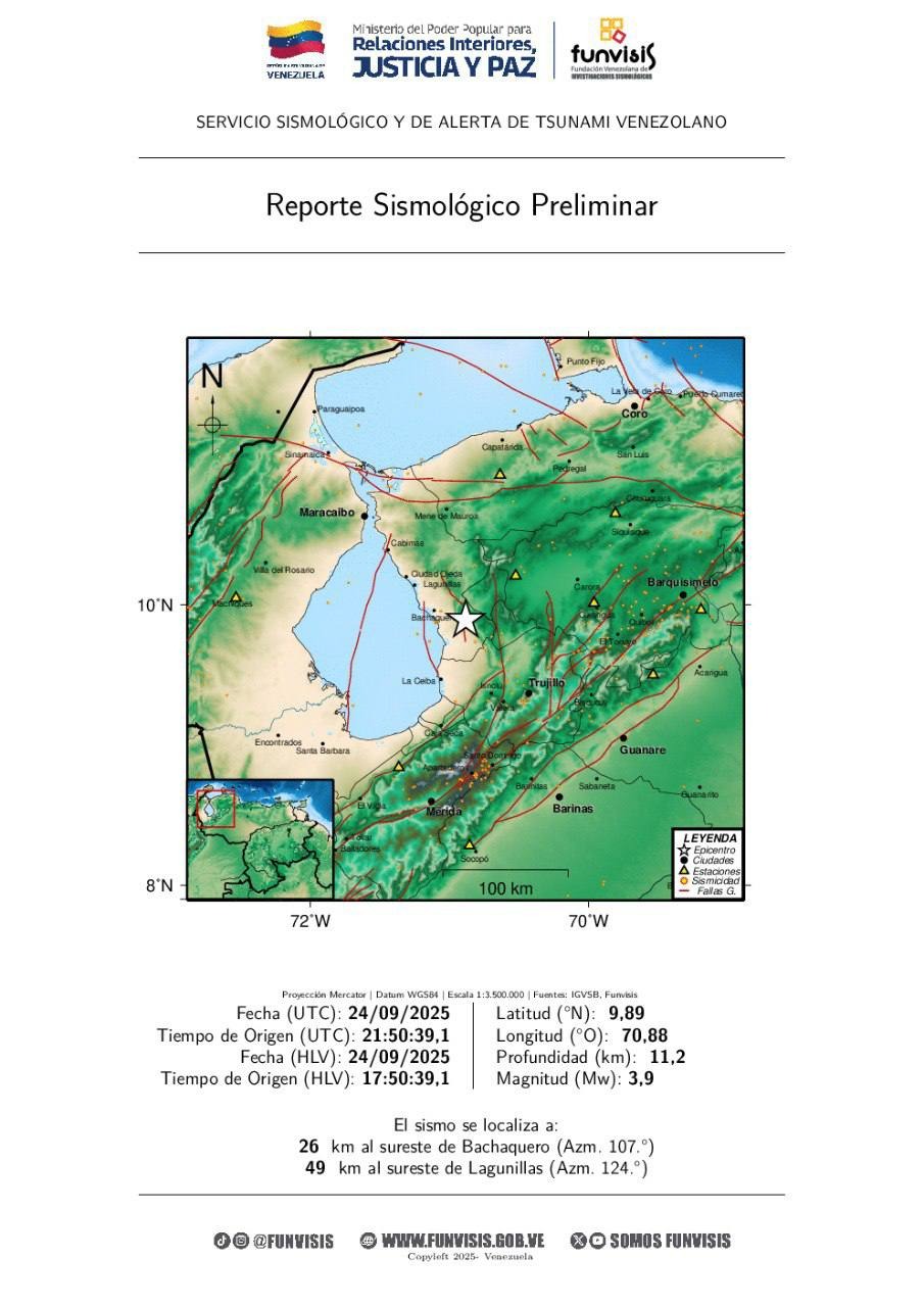 Temblor en Venezuela - Agencia Carabobeña de Noticias