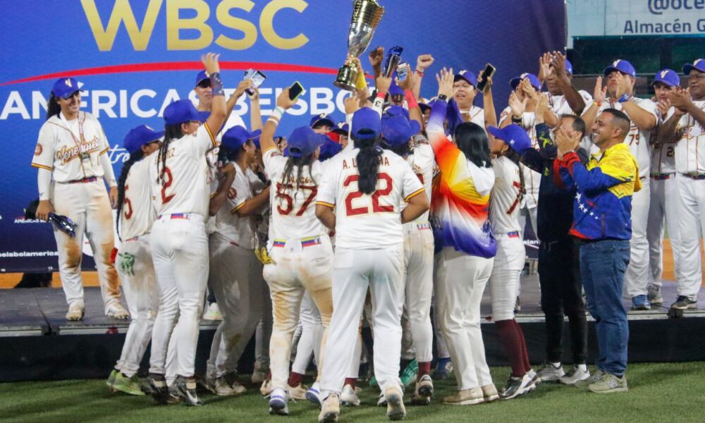 Venezuela campeón en beisbol femenino - Agencia Carabobeña de Noticias
