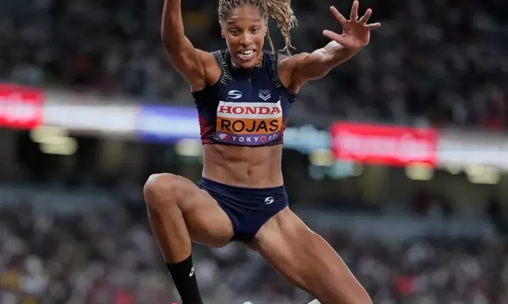 Yulimar Rojas en la final del Mundial de Tokio - Agencia Carabobeña de Noticias