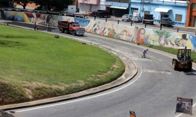 Avanza trabajo de asfaltado en Distribuidor San Blas - Agencia Carabobeña de Noticias