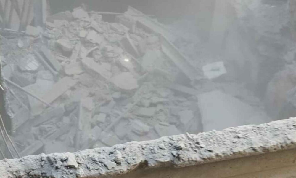 Derrumbe de edificio en Madrid