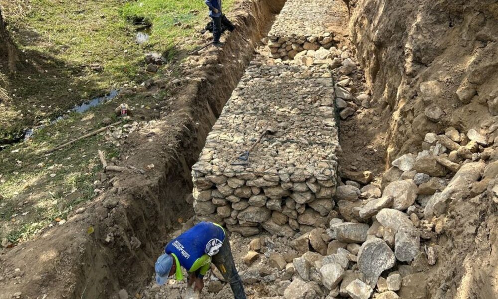 Estabilización de taludes del cauce del cementerio - Agencia Carabobeña de Noticias