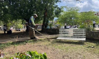 Fumcosandi realiza limpieza de áreas verdes en colegios estadales - Agencia Carabobeña de Noticias