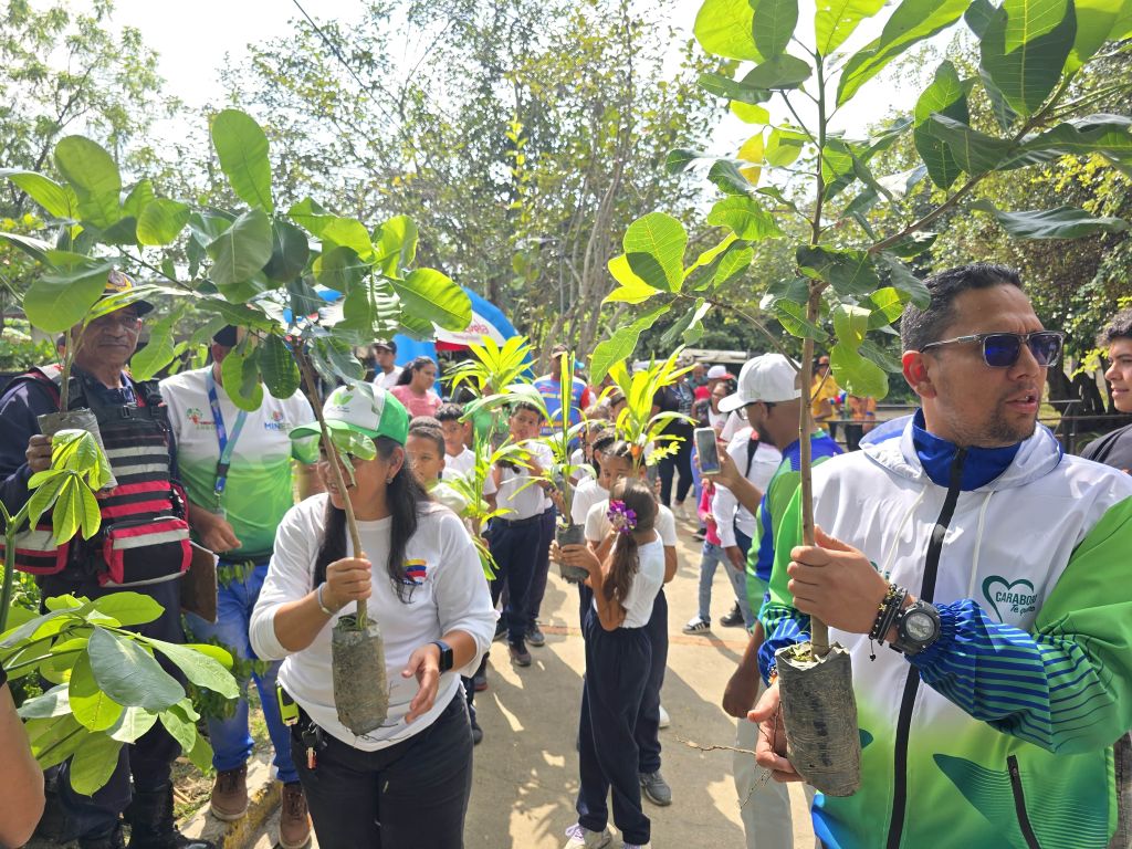 Mega Jornada de Reforestación en Diego Ibarra - Agencia Carabobeña de Noticias