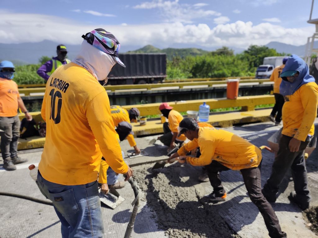 Trabajos de rehabilitación del viaducto la Cabrera - Agencia Carabobeña de Noticias