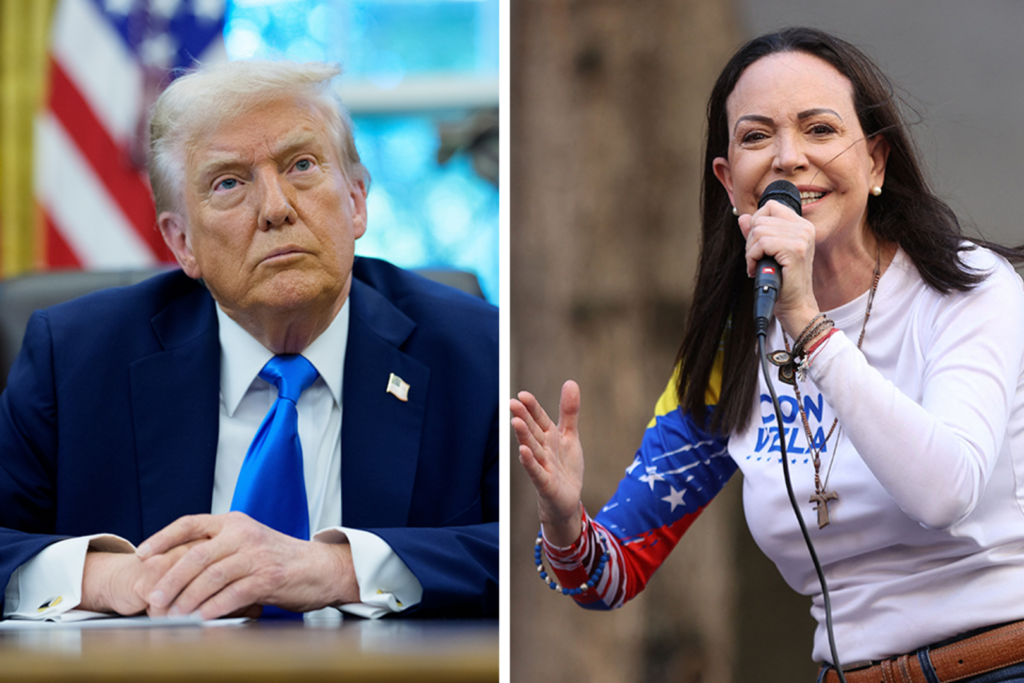 Trump dice que María Corina Machado le dedicó el Nobel - Agencia Carabobeña de Noticias