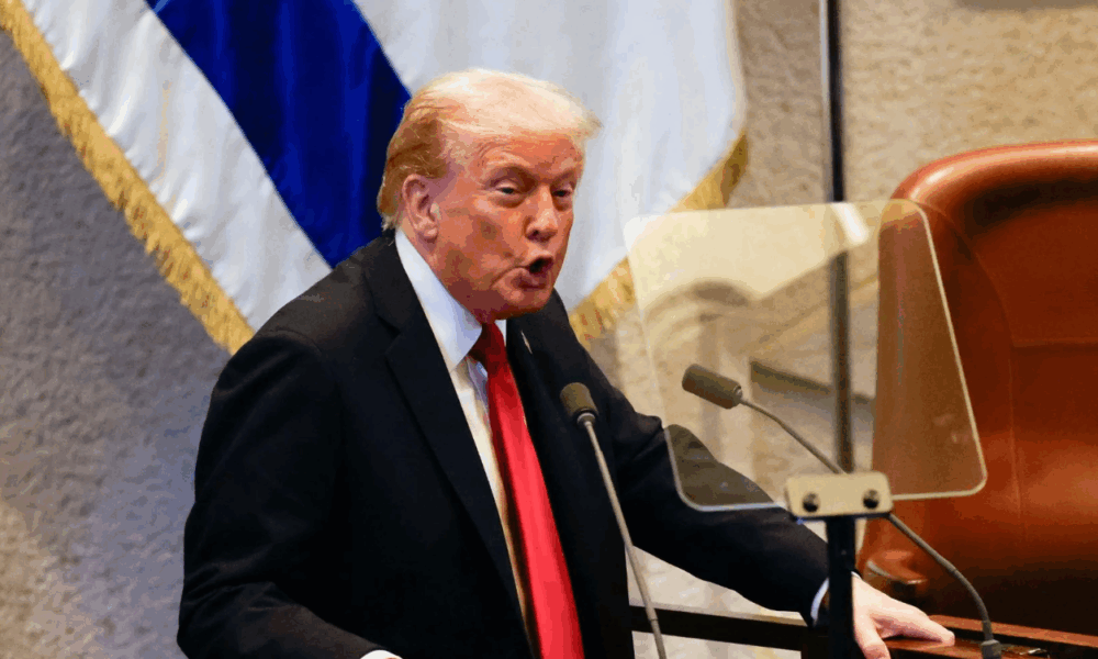 Trump Parlamento israelí