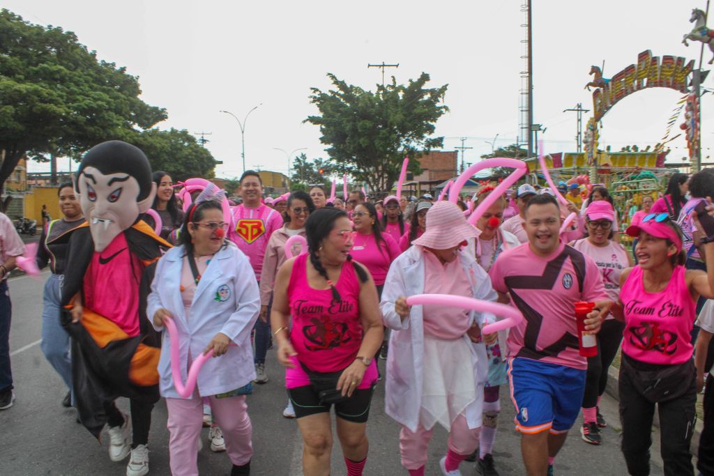 caminata rosa Tócate para que no te toque - Agencia Carabobeña de Noticias