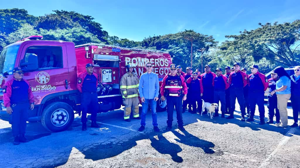 San Diego incorpora nuevo camión bomba - Agencia Carabobeña de Noticias
