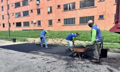 Vialdandi IAM avanza en labores de bacheo - Agencia Carabobeña de Noticias