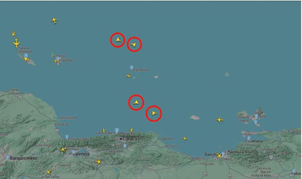 Aviones de combate estadounidenses estarían operando frente a costa venezolana - Agencia Carabobeña de Noticias