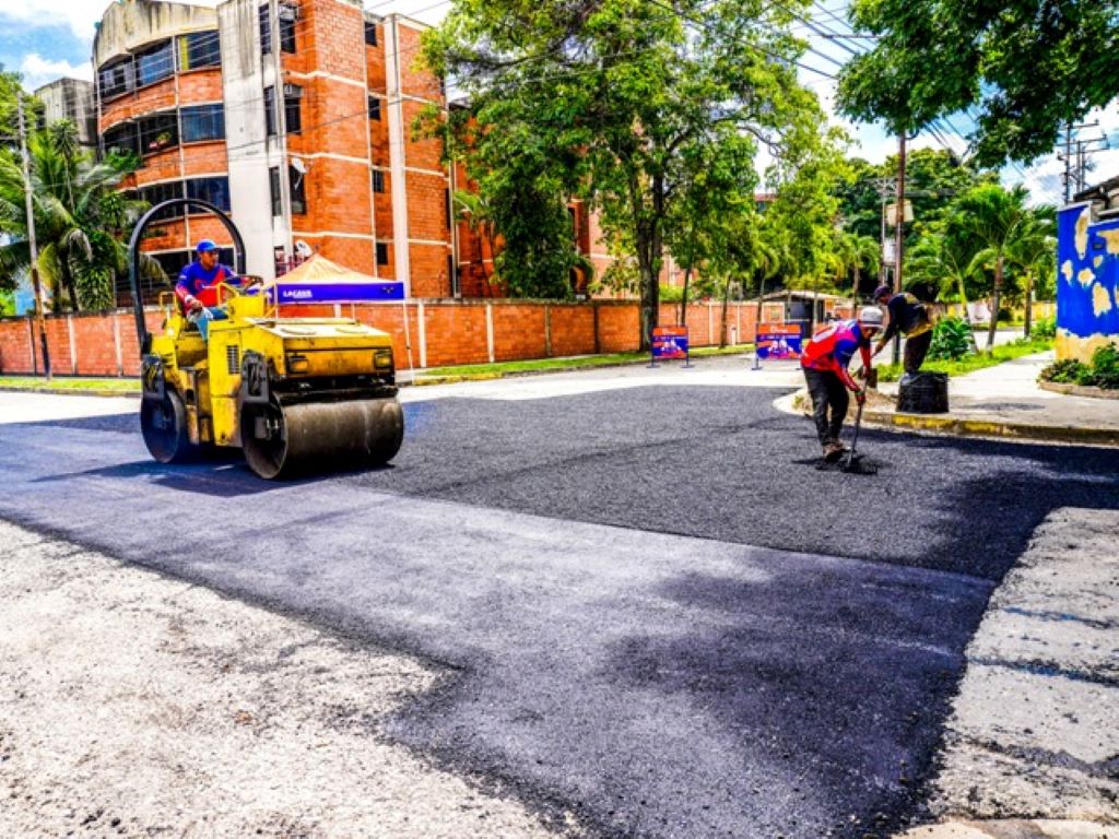 Colocadas más de 1200 toneladas de asfalto en Naguanagua - Agencia Carabobeña de Noticias
