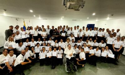 Cruz Roja Valencia juramentó a 45 voluntarios - Agencia Carabobeña de Noticias