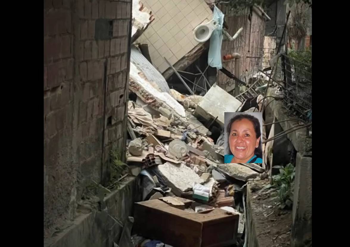Derrumbe de una casa en Caracas - Agencia Carabobeña de Noticias