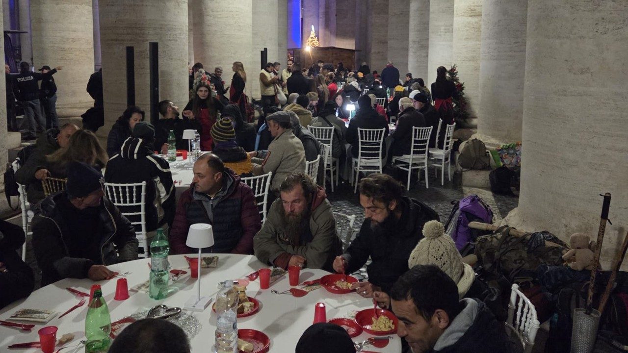 El Vaticano cena navideña