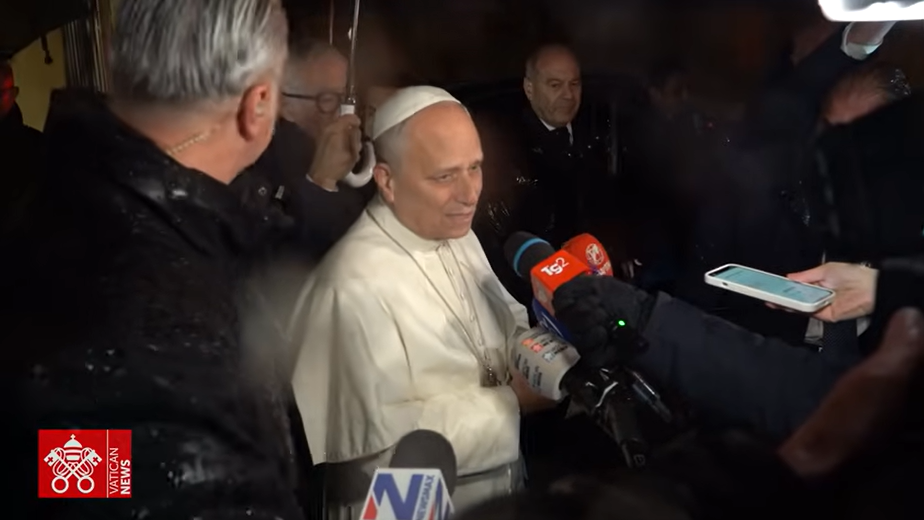 Papa paz en Navidad