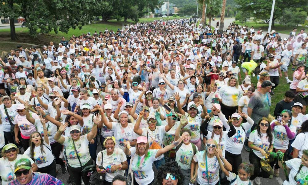 San Diego celebra Caminata de Colores - Agencia Carabobeña de Noticias