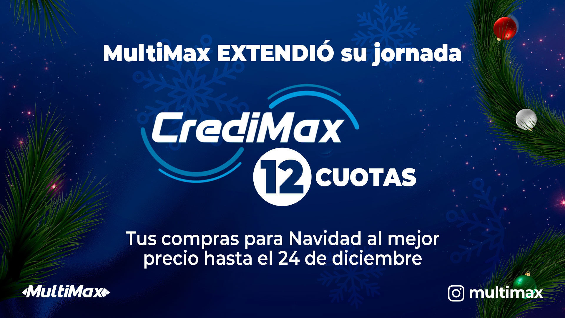 Jornada CrediMax de 12 cuotas