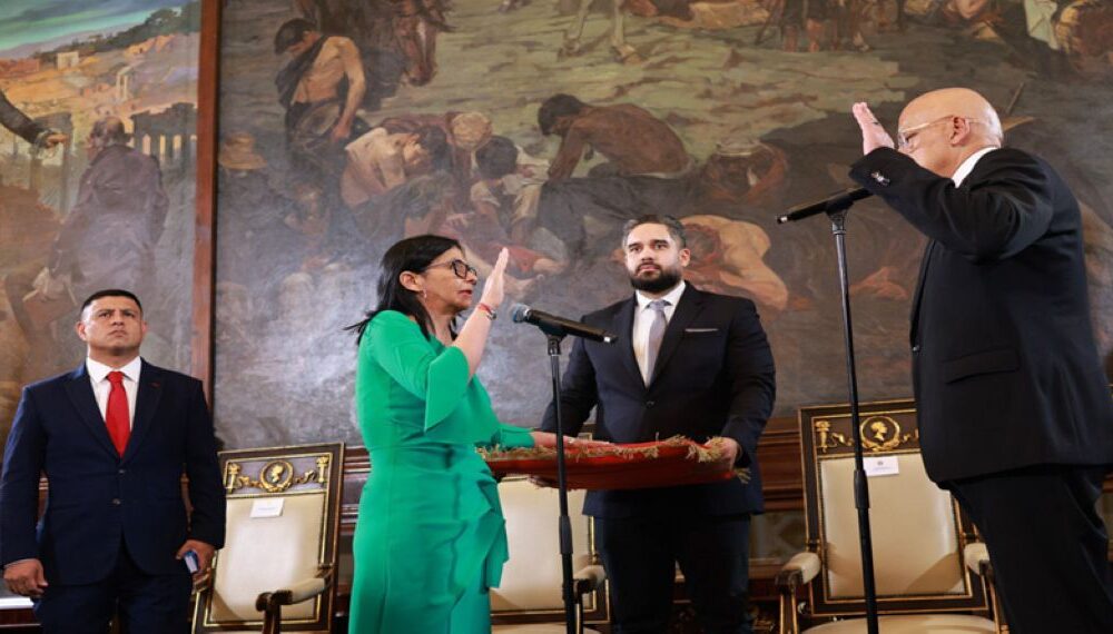 Delcy Rodríguez juramentada - Agencia Carabobeña de Noticias