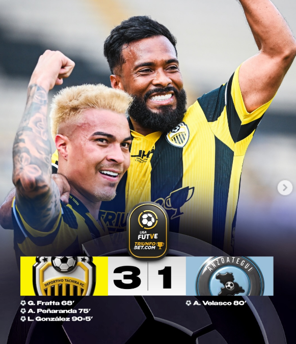 Deportivo Táchira debuta con triunfo - Agencia Carabobeña de Noticias