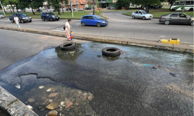 Desborde de aguas Terminal de Maturín