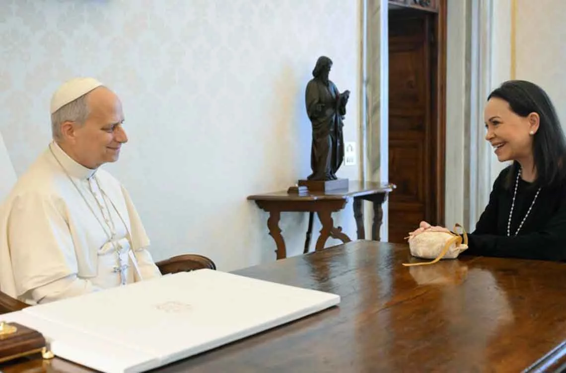 El Papa recibe a María Corina Machado - Agencia Carabobeña de Noticias