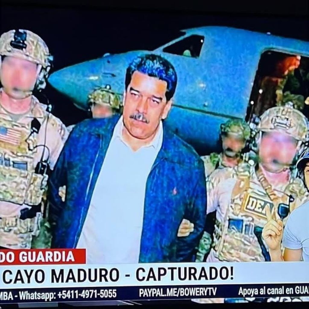 Trump confirms captura de Nicolás Maduro - Agencia Carabobeña de Noticias