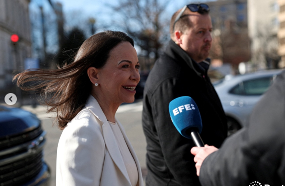 María Machado en Washington - Agencia Carabobeña de Noticias
