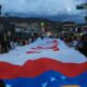 pancarta en respaldo a Nicolás Maduro y Cilia Flores - Agencia Carabobeña de Noticias