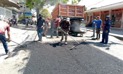 Alcaldía de Bejuma continuó con bacheo - Agencia Carabobeña de Noticias