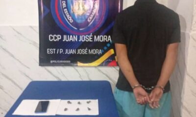 Capturado con droga en Palma Sola - Agencia Carabobeña de Noticias