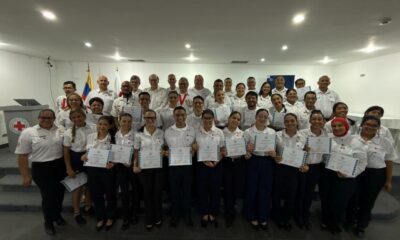 Cruz Roja Valencia juramentó 16 socorristas - Agencia Carabobeña de Noticias