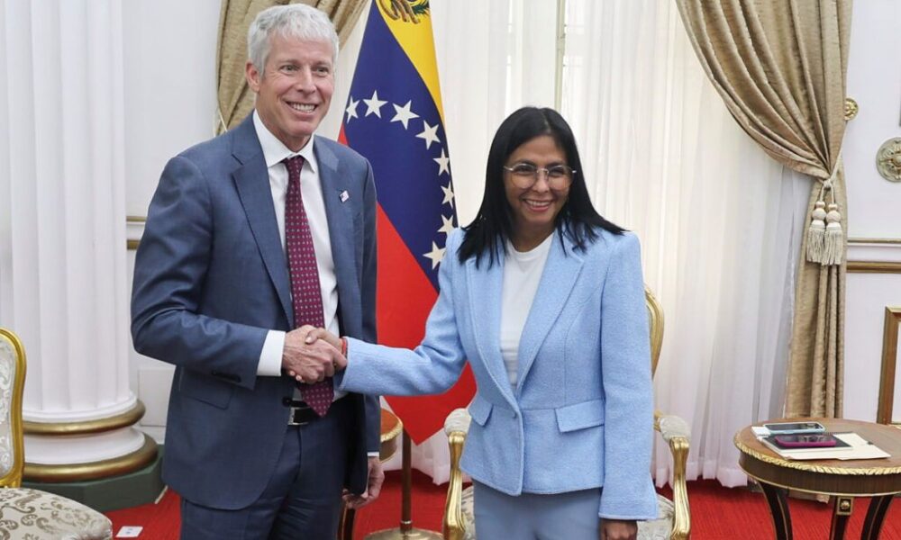 Delcy Rodríguez recibe a Chris Wright - Agencia Carabobeña de Noticias