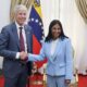 Delcy Rodríguez recibe a Chris Wright - Agencia Carabobeña de Noticias