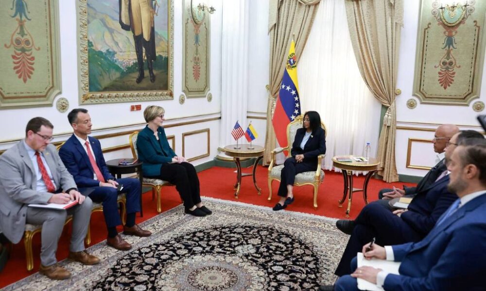 Delcy Rodríguez se reunió con Laura Dogu - Agencia Carabobeña de Noticias