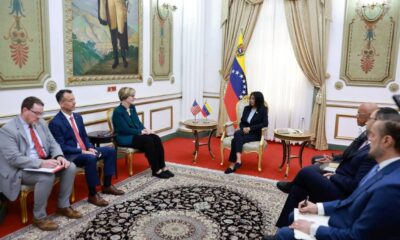 Delcy Rodríguez se reunió con Laura Dogu - Agencia Carabobeña de Noticias