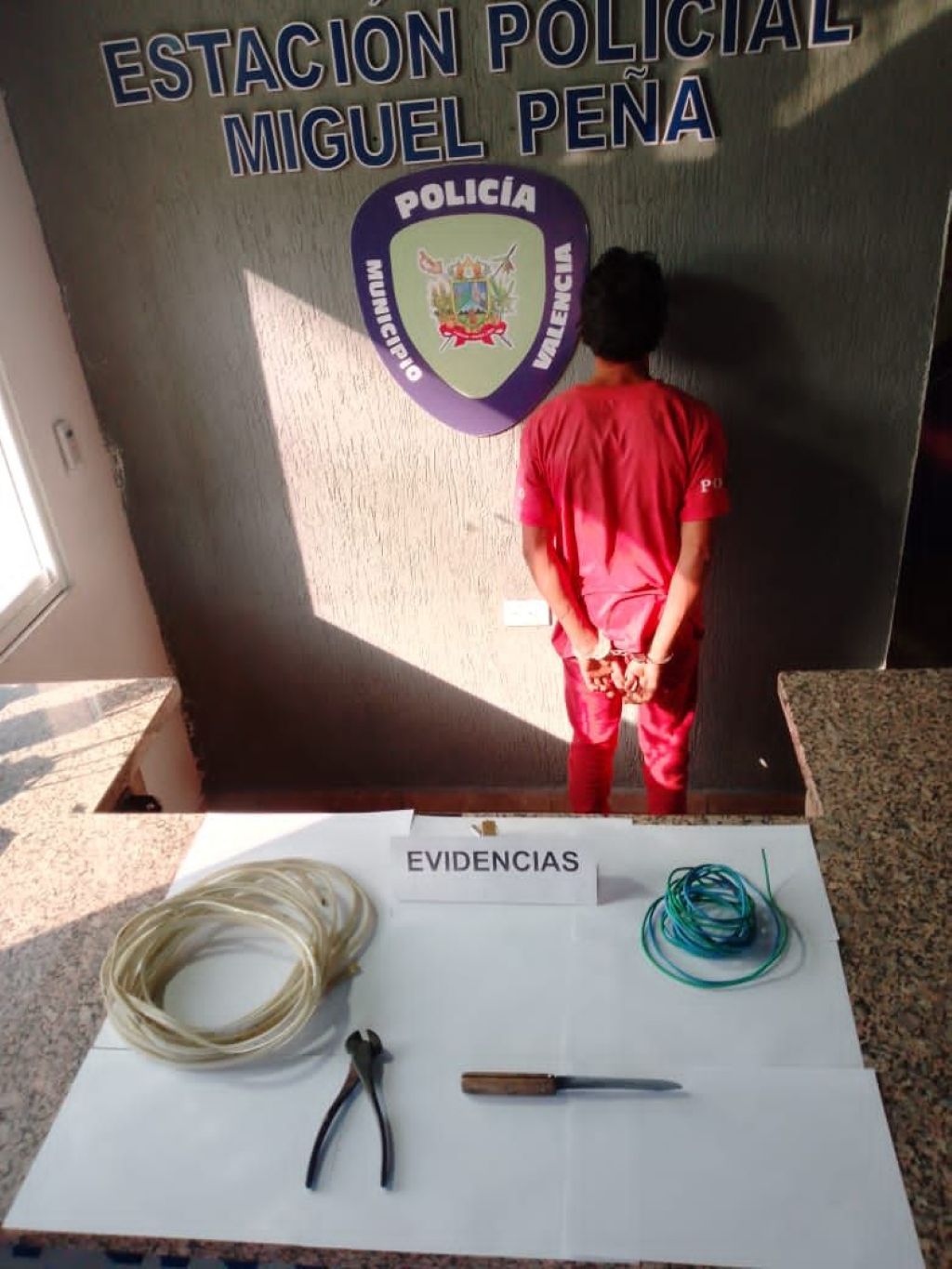 Detenido por hurtar material estratégico - Agencia Carabobeña de Noticias
