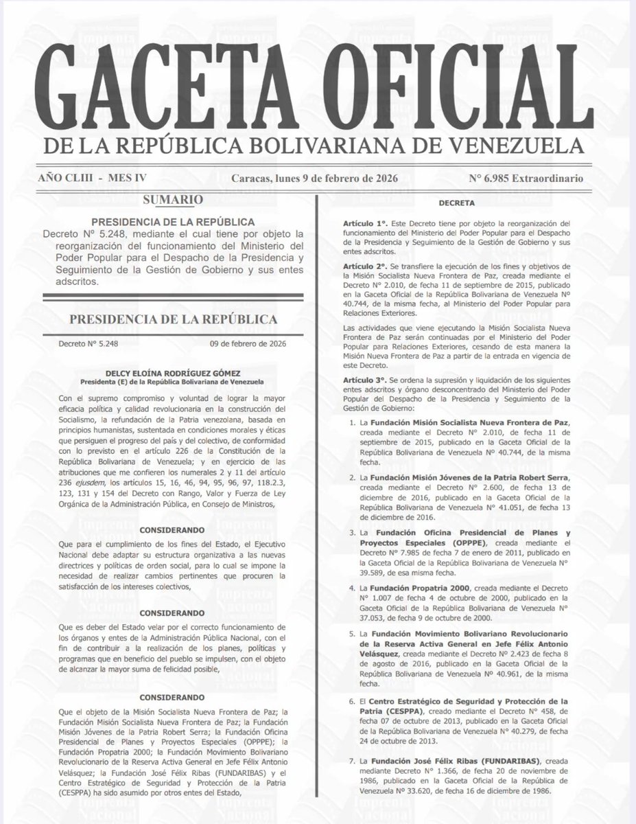 Eliminan siete misiones - Agencia Carabobeña de Noticias