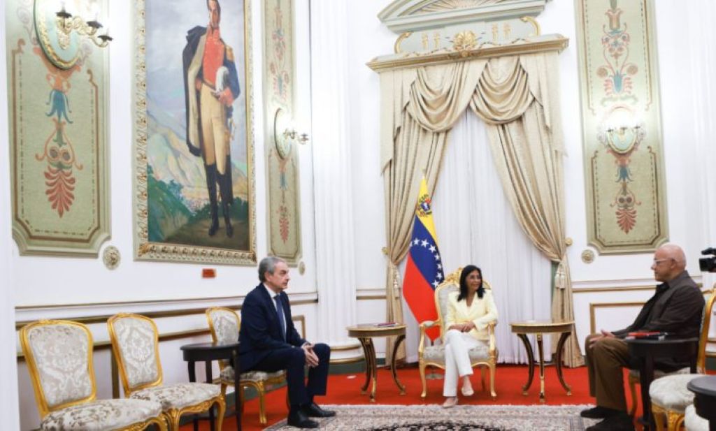Presidenta (e) recibe a Zapatero - Agencia Carabobeña de Noticias