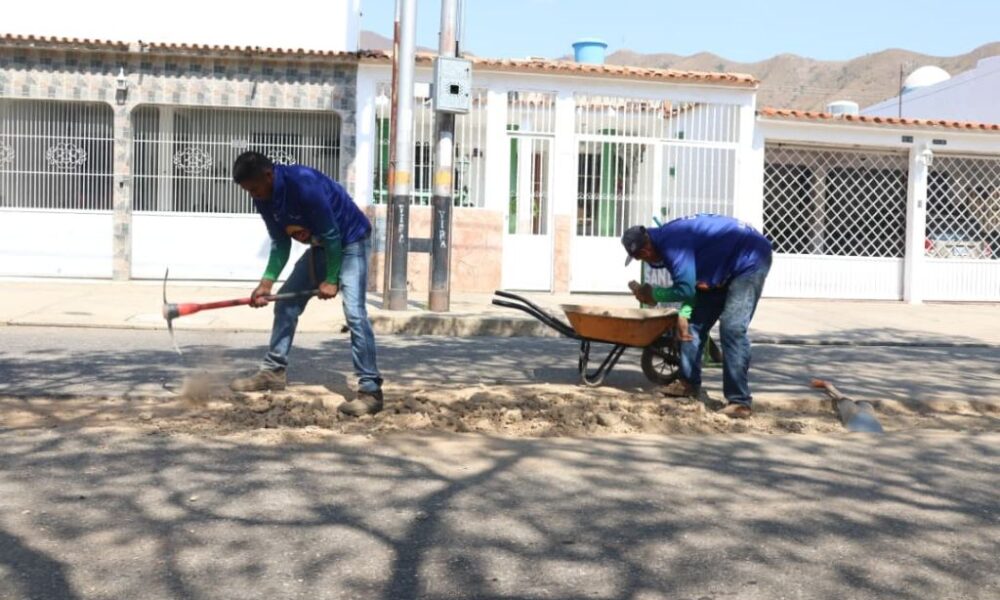 Bacheo en vialidad de La Esmeralda - Agencia Carabobeña de Noticias
