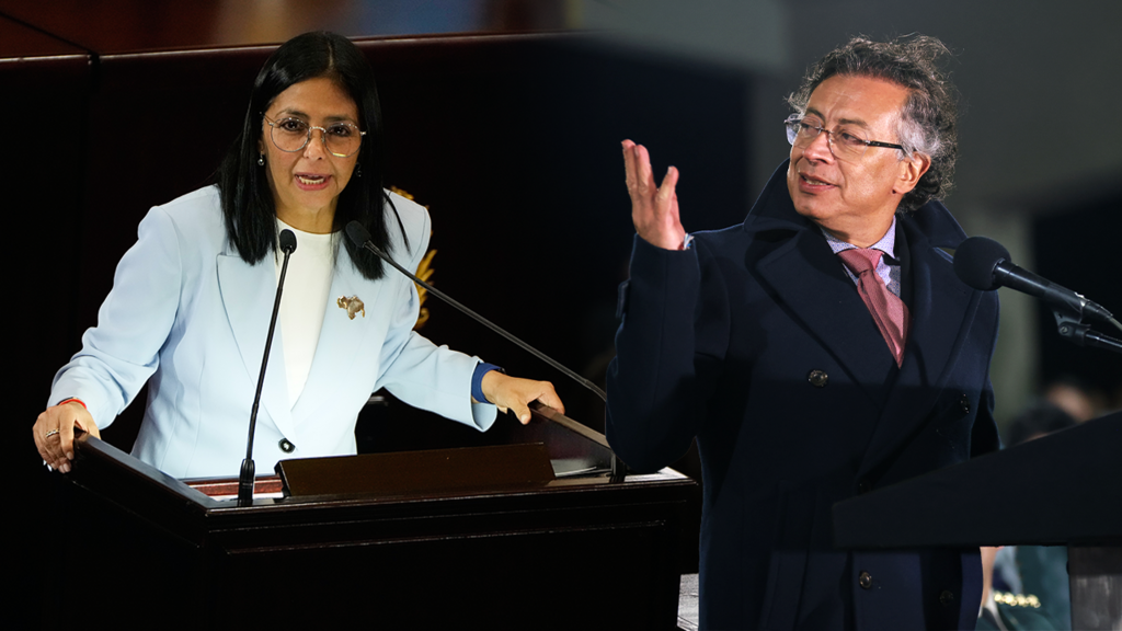 Encuentro entre Gustavo Petro y Delcy Rodríguez - Agencia Carabobeña de Noticias