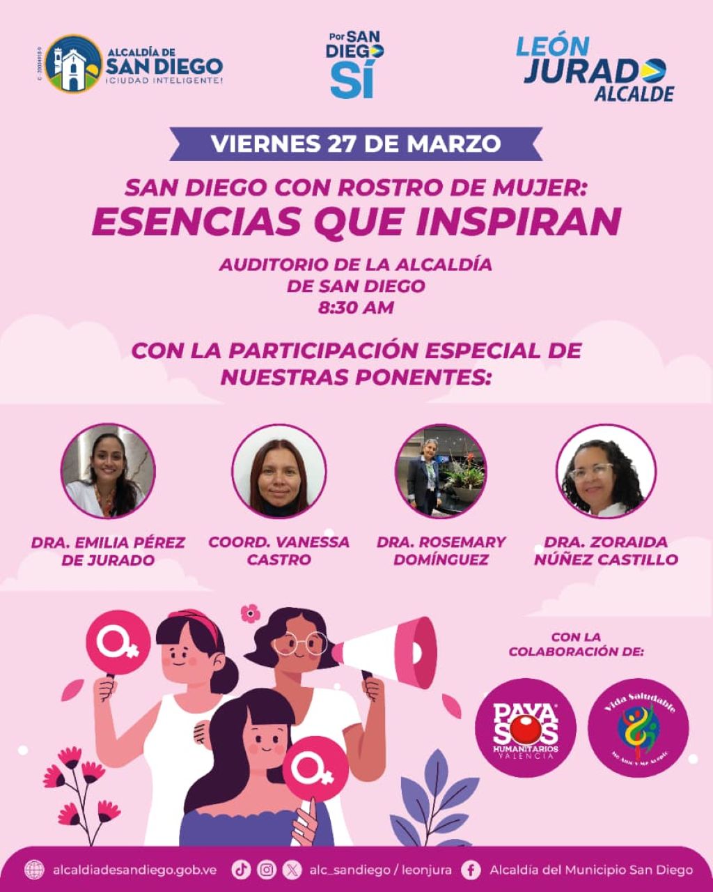 Foro San Diego con Rostro de Mujer Esencias que inspiran - Agencia Carabobeña de Noticias
