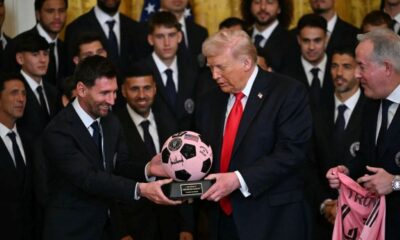 Messi junto a Trump - Agencia Carabobeña de Noticias
